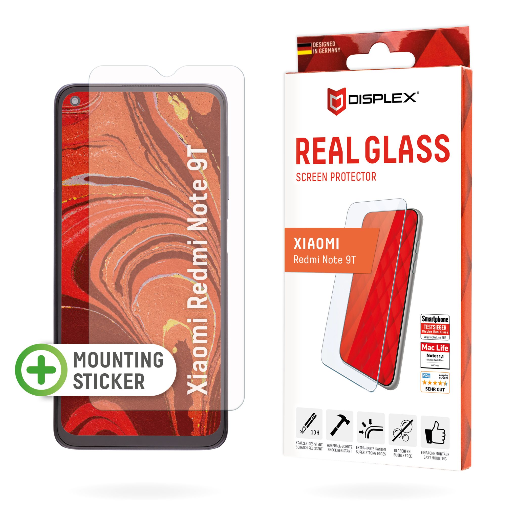 DISPLEX Panzerglas Xiaomi Redmi Note 9T DISPLEX Panzerglas Xiaomi Redmi Note 9T