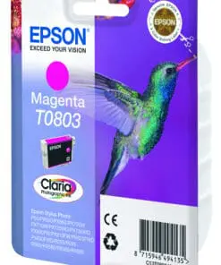 Alternative view of Epson Tintenpatrone T0803 Magenta Claria Photo