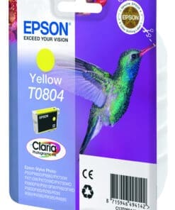 Alternative view of Epson Tintenpatrone T0804 Gelb Clara Photo