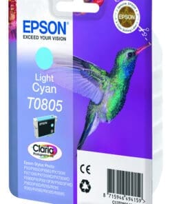 Alternative view of Epson Tintenpatrone T0805 Claria Photographic Cyan hell