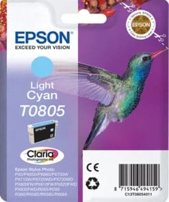 Epson Tintenpatrone T0805 Claria Photographic Cyan hell