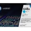 HP 648A Cyan Original LaserJet Tonerkartusche Ideal für Kunden, die Geschäftsdokumente und Marketingmaterialien in Farbe drucken.<br><br>HP 648 LaserJet Druckverbrauchsmaterialien sind speziell auf Ihren Drucker abgestimmt, damit Sie Geschäftsdokumente in professioneller Farbqualität und mit zuverlässiger Druckkassettenleistung drucken können. HP Color LaserJet Tonerkassetten garantieren dauerhafte Produktivität und minimalen Zeitverlust.