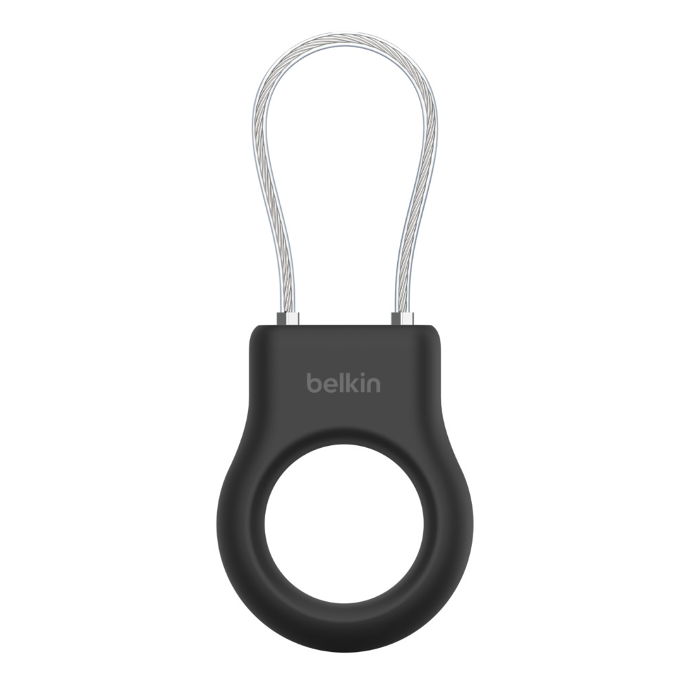 Belkin Secure Holder mit Drahtschlaufe Apple AirTag, schwarz Belkin Secure Holder mit Drahtschlaufe Apple AirTag, schwarz