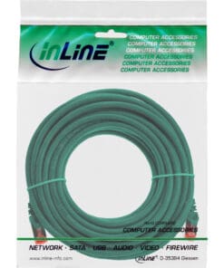 InLine® Patchkabel, S/FTP (PiMf), Cat.6, 250MHz, PVC, Kupfer, grün, 10m, grün InLine® Patchkabel, S/FTP (PiMf), Cat.6, 250MHz, PVC, Kupfer, grün, 10m, grün – Bild 3