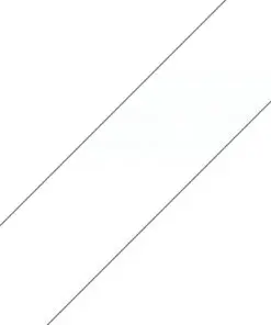 Schriftband TZe-145 (lam.) Weiß auf Farblos 18mm x 8m