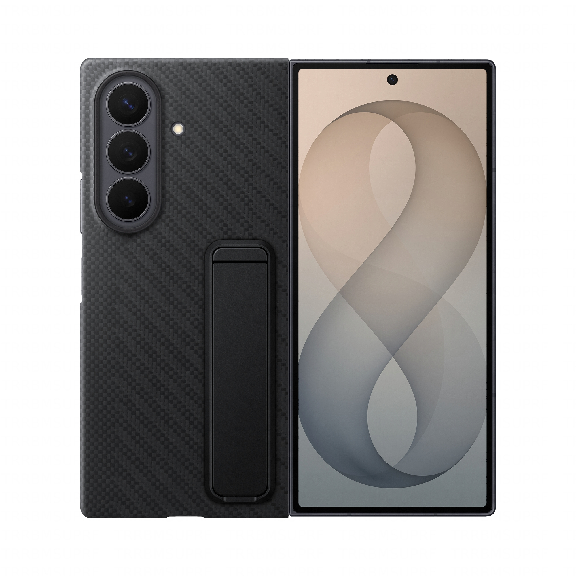 Samsung Carbon Standing Case für Galaxy Fold8 Ultra Black Samsung Carbon Standing Case für Galaxy Fold8 Ultra Black