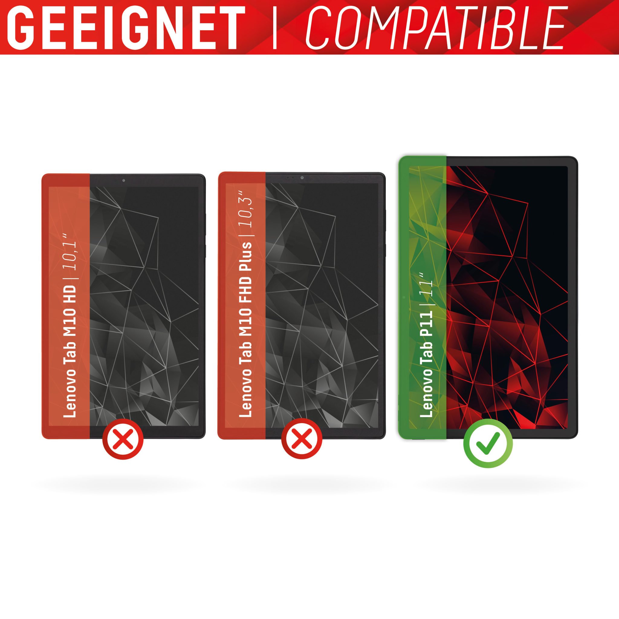 DISPLEX Panzerglas Lenovo Tab P11 DISPLEX Panzerglas Lenovo Tab P11 – Bild 6