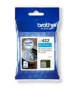 Brother Tintenpatrone LC-422C Cyan (ca. 550 Seiten)