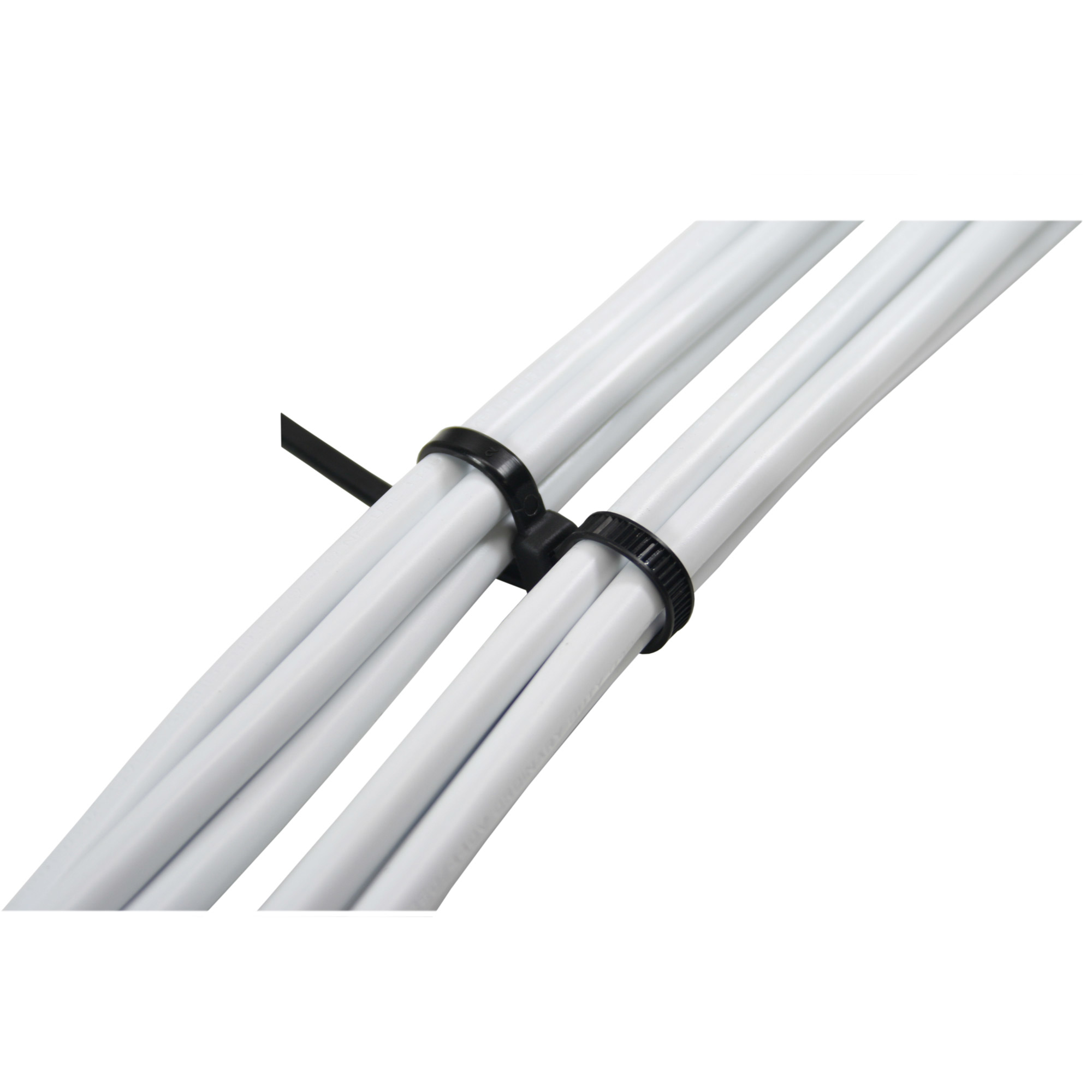 InLine® Kabelbinder mit Doppelkopf, Länge 300mm, Breite 4,8mm, schwarz, 100 Stück, schwarz InLine® Kabelbinder mit Doppelkopf, Länge 300mm, Breite 4,8mm, schwarz, 100 Stück, schwarz – Bild 3