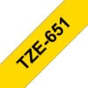 Schriftband TZe-651 (lam.) Schwarz auf Gelb 24mm x 8m Brother Tintenpatronen sind besonders gut zum Ausdrucken von Dokumenten geeignet, die über einen längeren Zeitraum archiviert werden sollen.