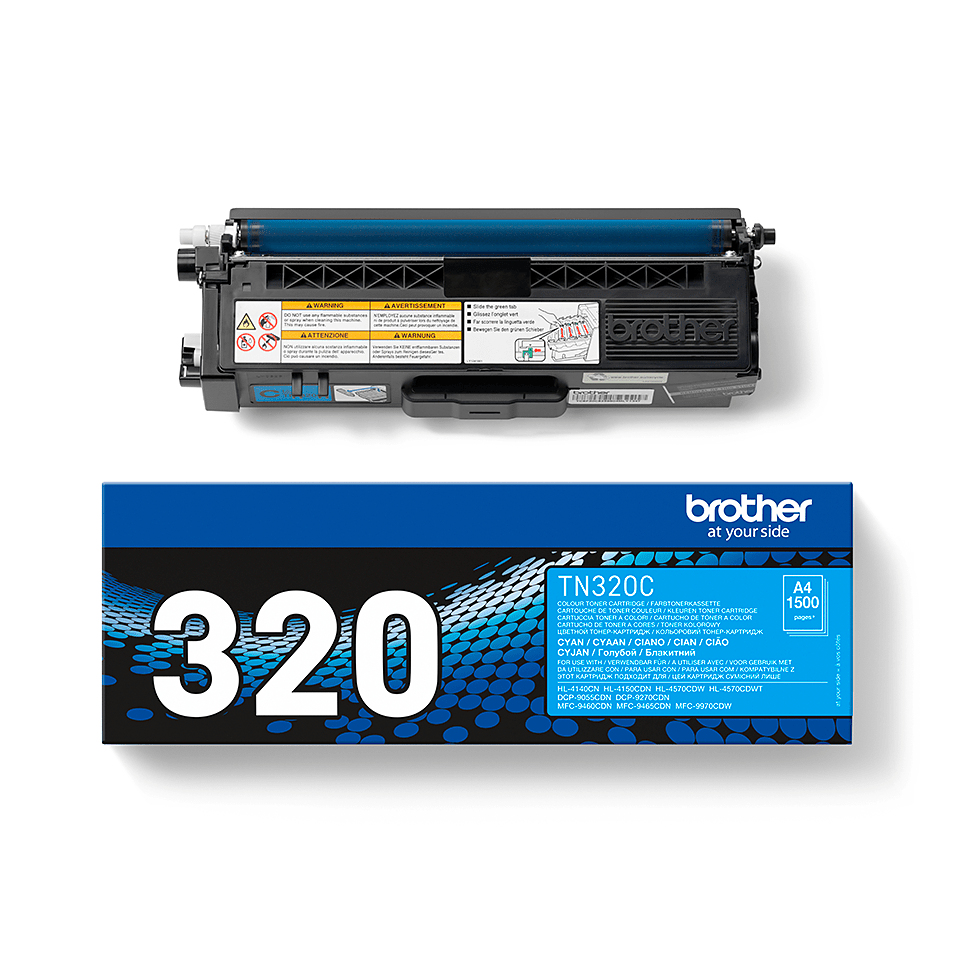 Brother Toner TN-320C Cyan (ca. 1500 Seiten) Brother Toner TN-320C Cyan (ca. 1500 Seiten) – Bild 4