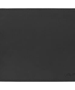 InLine® Maus-Pad Premium Kunstleder, schwarz, 255x220x3mm, schwarz