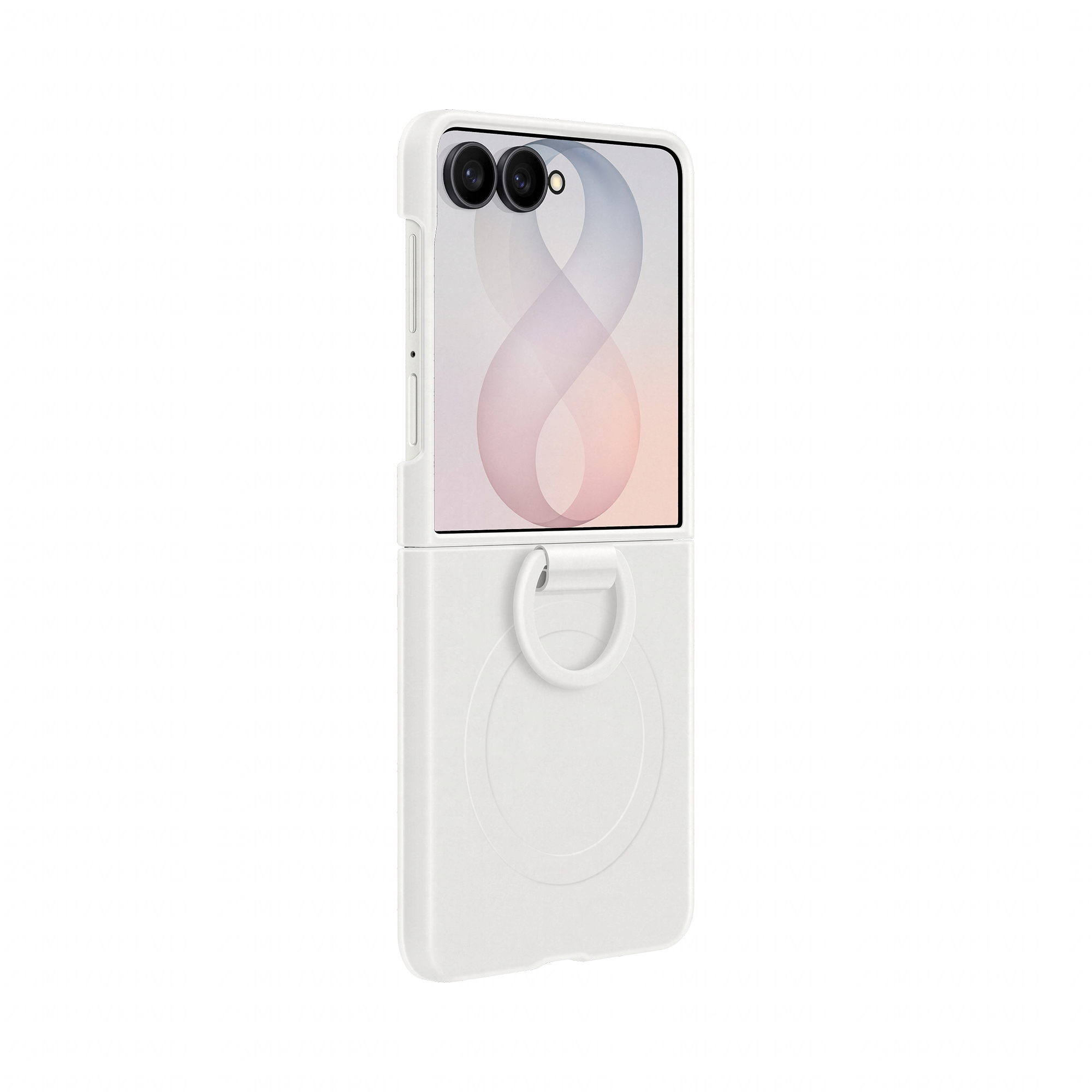 Samsung Silicone Ring Magnet Case für Galaxy Flip8 white Samsung Silicone Ring Magnet Case für Galaxy Flip8 white – Bild 4