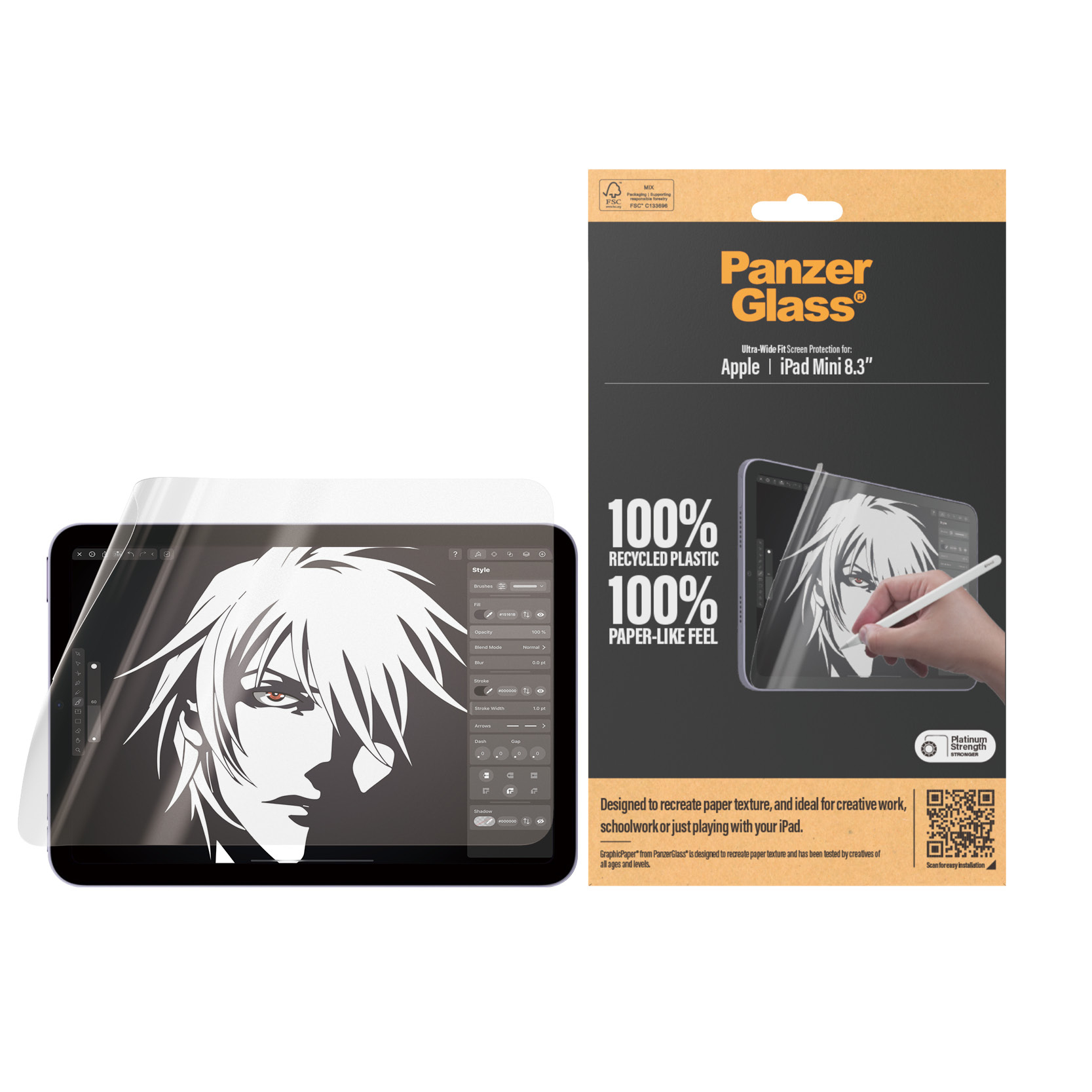 PanzerGlass GraphicPaper Screen Protector iPad Mini 8.3" 21/24 PanzerGlass GraphicPaper Screen Protector iPad Mini 8.3" 21/24 – Bild 2
