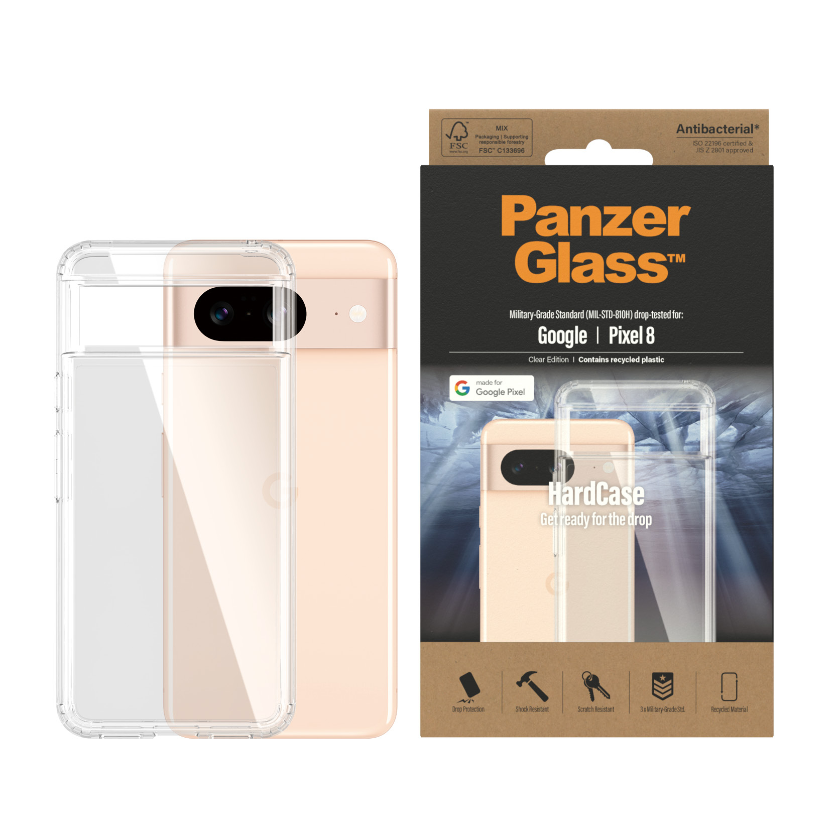 PanzerGlass HardCase for Google Pixel 8 PanzerGlass HardCase for Google Pixel 8 – Bild 2