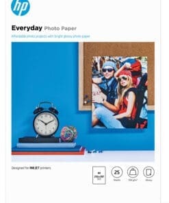 HP Everyday-Fotopapier, glänzend - 25 Blatt/A4/210 x 297 mm