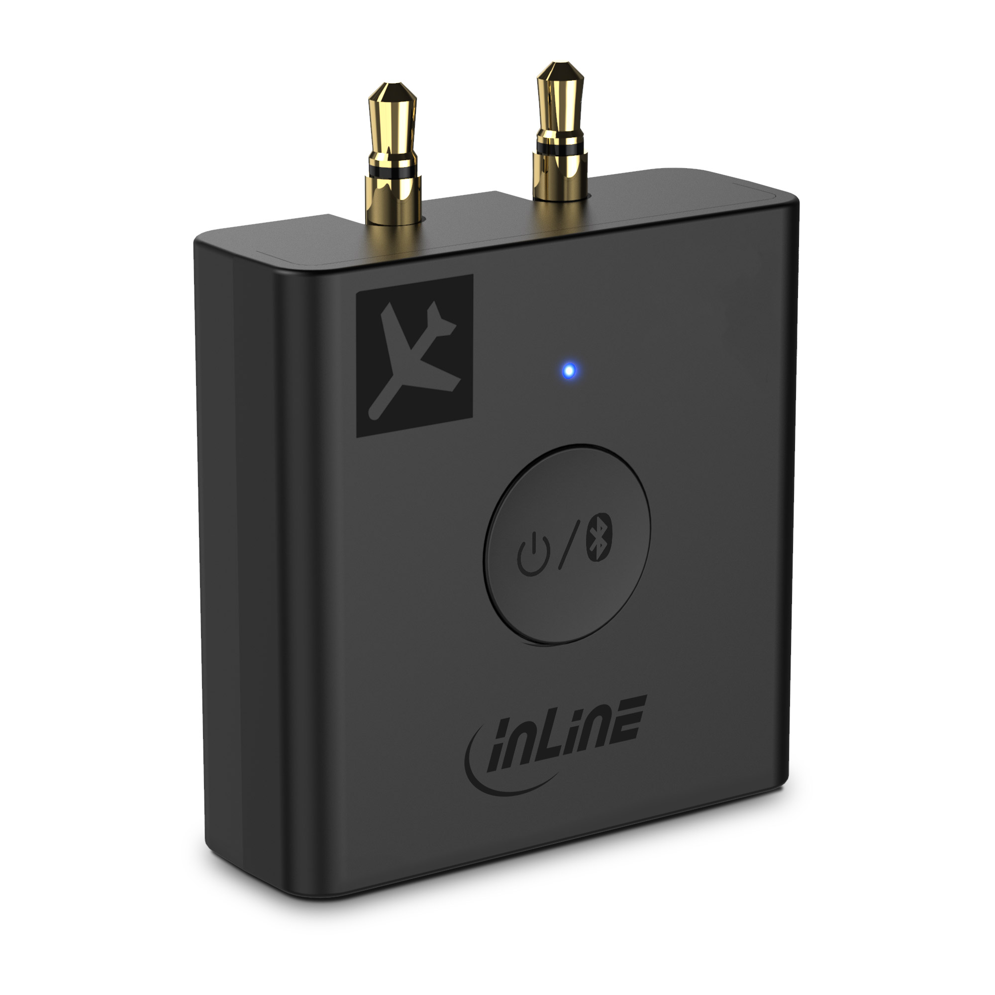 InLine® Flugzeug Bluetooth Audio Transmitter Sender, BT 5.0, aptX HD/LL, Flight Adapter mit Ladecase InLine® Flugzeug Bluetooth Audio Transmitter Sender, BT 5.0, aptX HD/LL, Flight Adapter mit Ladecase
