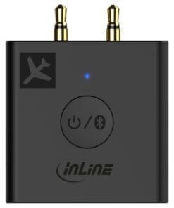 InLine® Flugzeug Bluetooth Audio Transmitter Sender, BT 5.0, aptX HD/LL, Flight Adapter mit Ladecase InLine® Flugzeug Bluetooth Audio Transmitter Sender, BT 5.0, aptX HD/LL, Flight Adapter mit Ladecase – Bild 3