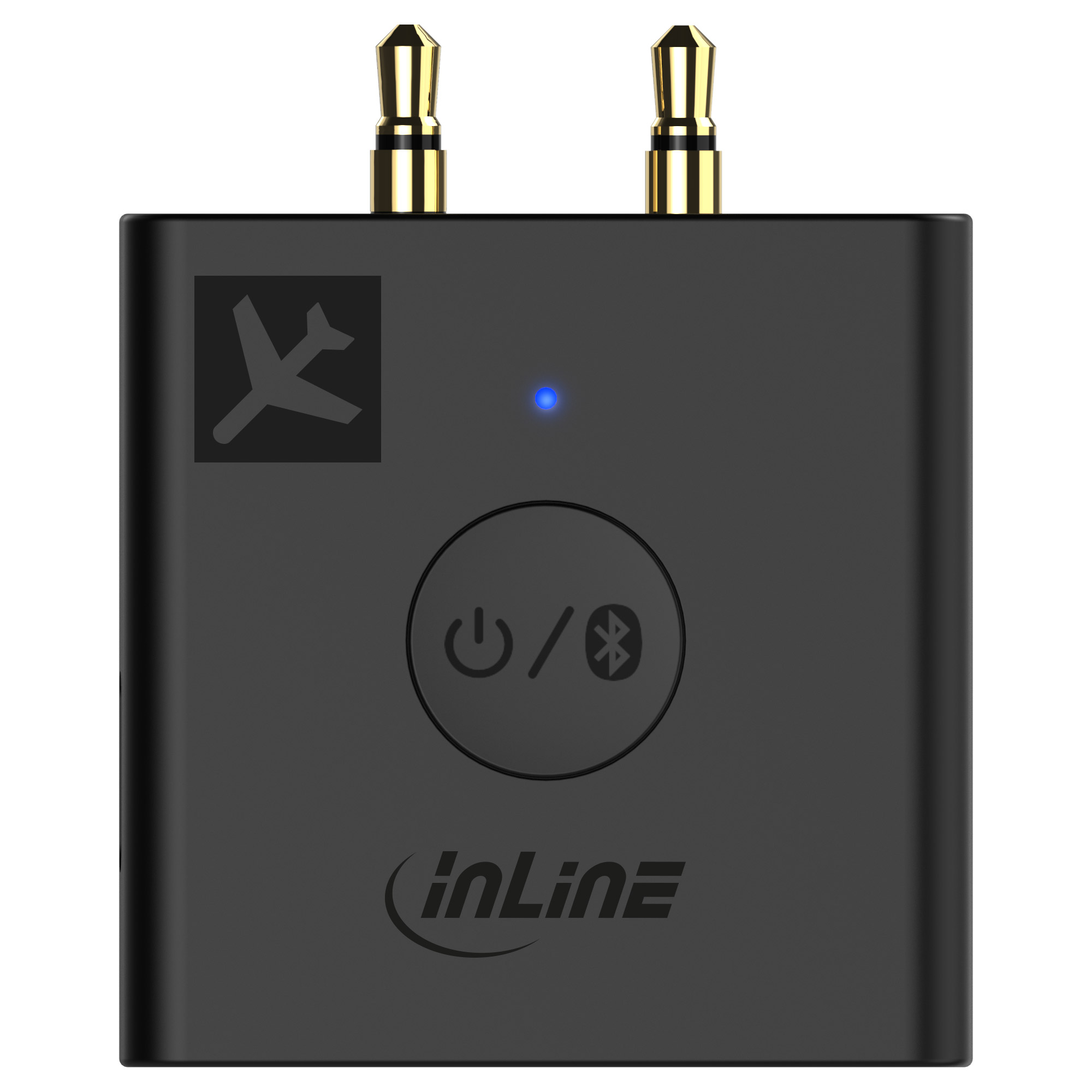 InLine® Flugzeug Bluetooth Audio Transmitter Sender, BT 5.0, aptX HD/LL, Flight Adapter mit Ladecase InLine® Flugzeug Bluetooth Audio Transmitter Sender, BT 5.0, aptX HD/LL, Flight Adapter mit Ladecase – Bild 3