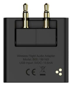 InLine® Flugzeug Bluetooth Audio Transmitter Sender, BT 5.0, aptX HD/LL, Flight Adapter mit Ladecase InLine® Flugzeug Bluetooth Audio Transmitter Sender, BT 5.0, aptX HD/LL, Flight Adapter mit Ladecase – Bild 5
