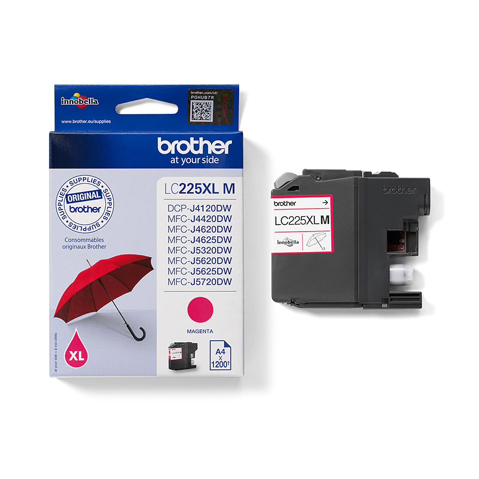 Brother Tintenpatrone LC-225XLM Magenta (ca. 1200 Seiten) Brother Tintenpatrone LC-225XLM Magenta (ca. 1200 Seiten) – Bild 3