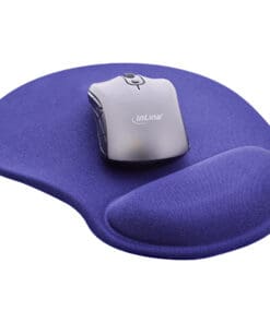 Alternative view of InLine® Maus-Pad, blau, mit Gel Handballenauflage, 230x205x20mm, blau