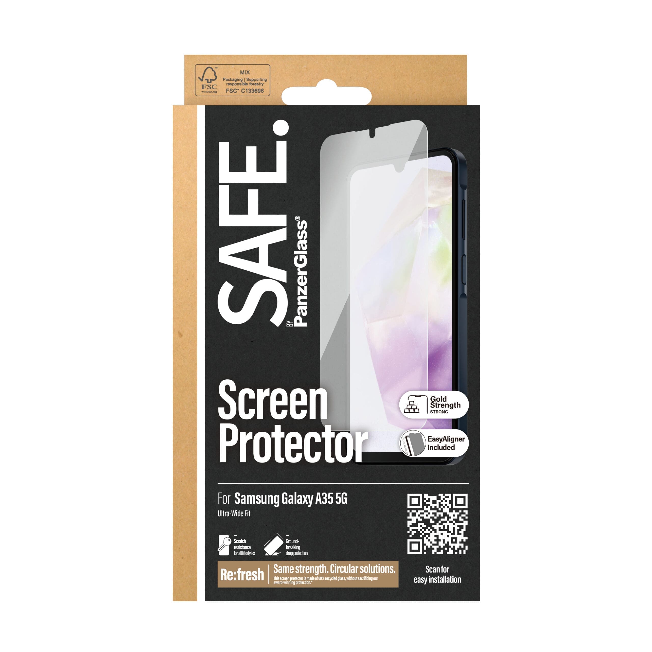 SAFE. by PanzerGlass Samsung A35 5G, UWF SAFE. by PanzerGlass Samsung A35 5G, UWF – Bild 3