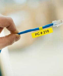 Schriftband FLe-6511 Einzelfähnchen-Etiketten gelb (72 Stück) Schriftband FLe-6511 Einzelfähnchen-Etiketten gelb (72 Stück) – Bild 3