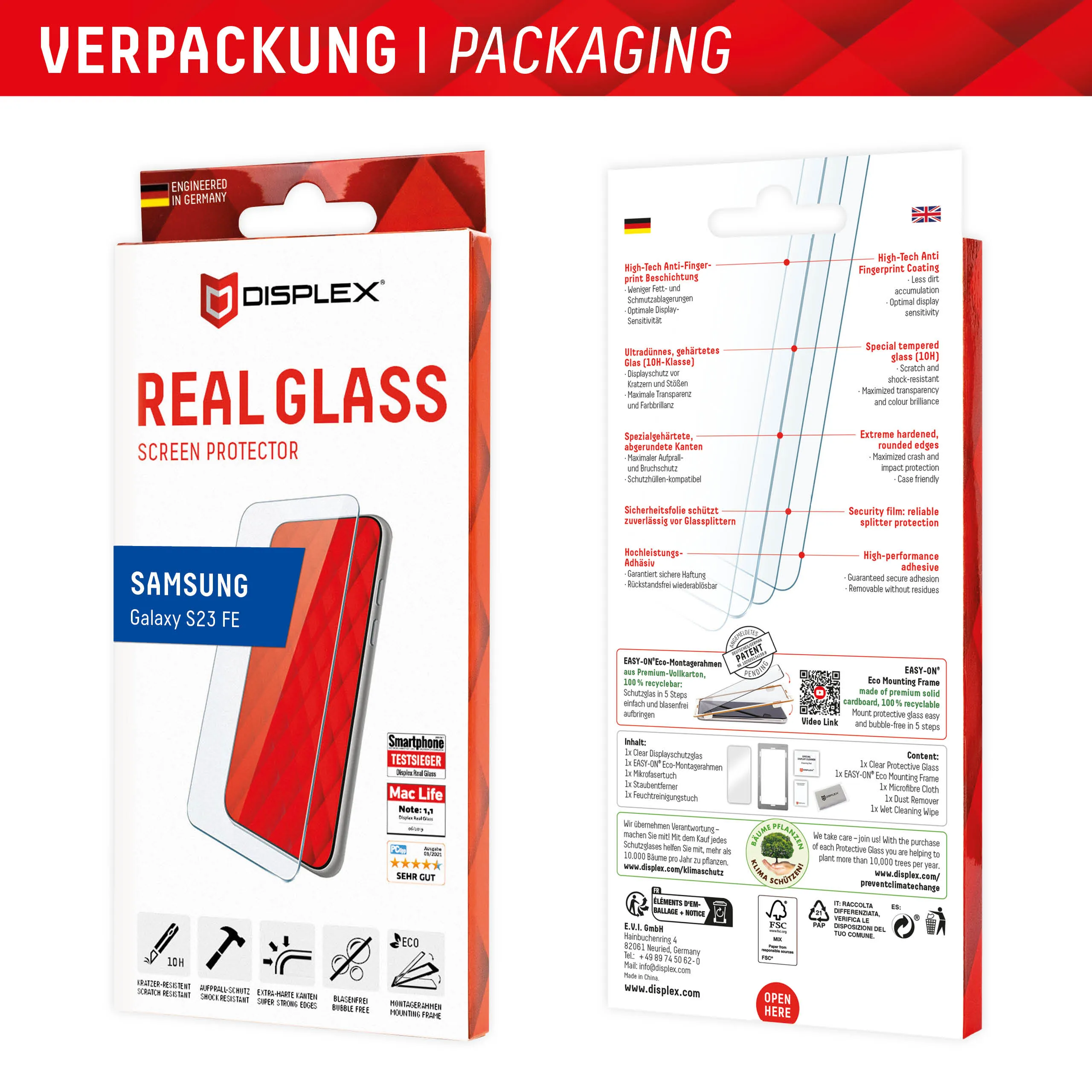 DISPLEX Panzerglas 10H Samsung Galaxy S23 FE DISPLEX Panzerglas 10H Samsung Galaxy S23 FE – Bild 9
