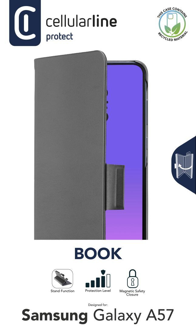 Cellularline Book Case für Samsung A57 5G Black Cellularline Book Case für Samsung A57 5G Black – Bild 2