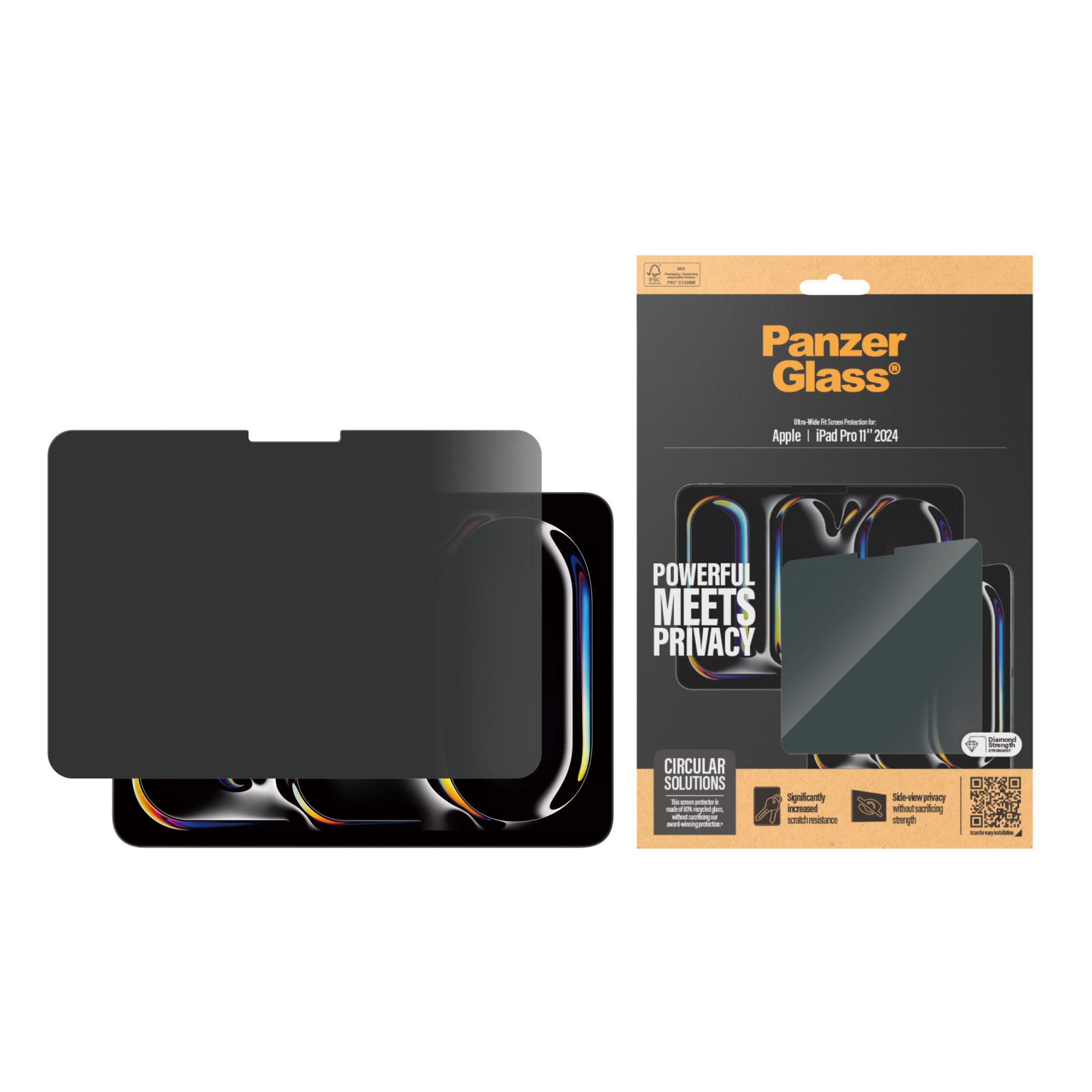 PanzerGlass Privacy Screen Protector Apple iPad Pro 11" (2024) PanzerGlass Privacy Screen Protector Apple iPad Pro 11" (2024) – Bild 2