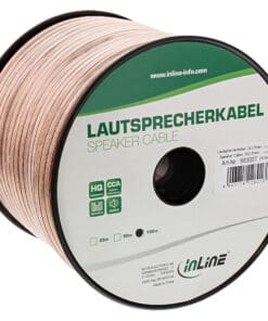 InLine® Lautsprecherkabel, 2x 2,5mm², CCA, transparent, 50m, transparent InLine® Lautsprecherkabel, 2x 2,5mm², CCA, transparent, 50m, transparent – Bild 3