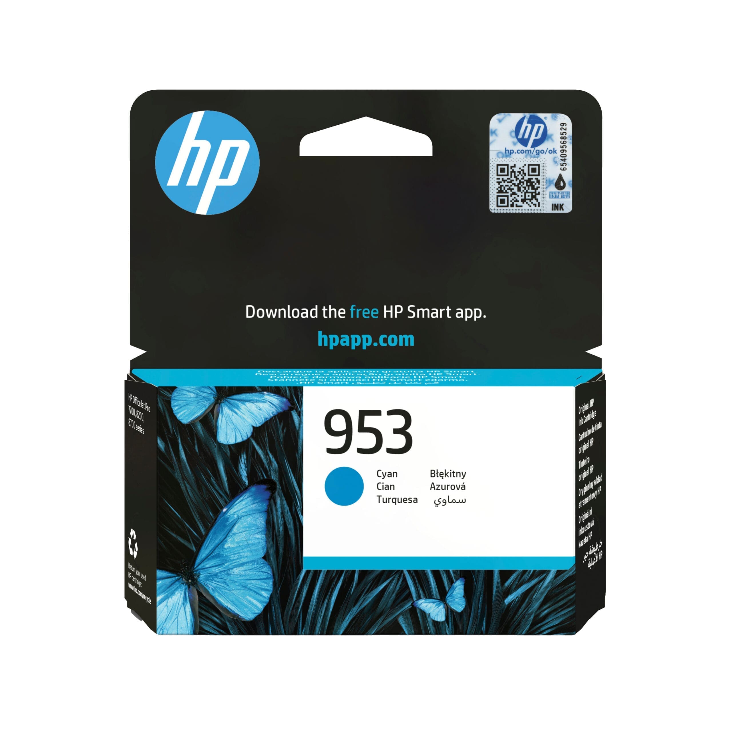 HP Tintenpatrone Nr. 953 F6U12AE Cyan (ca. 630 Seiten) HP Tintenpatrone Nr. 953 F6U12AE Cyan (ca. 630 Seiten)