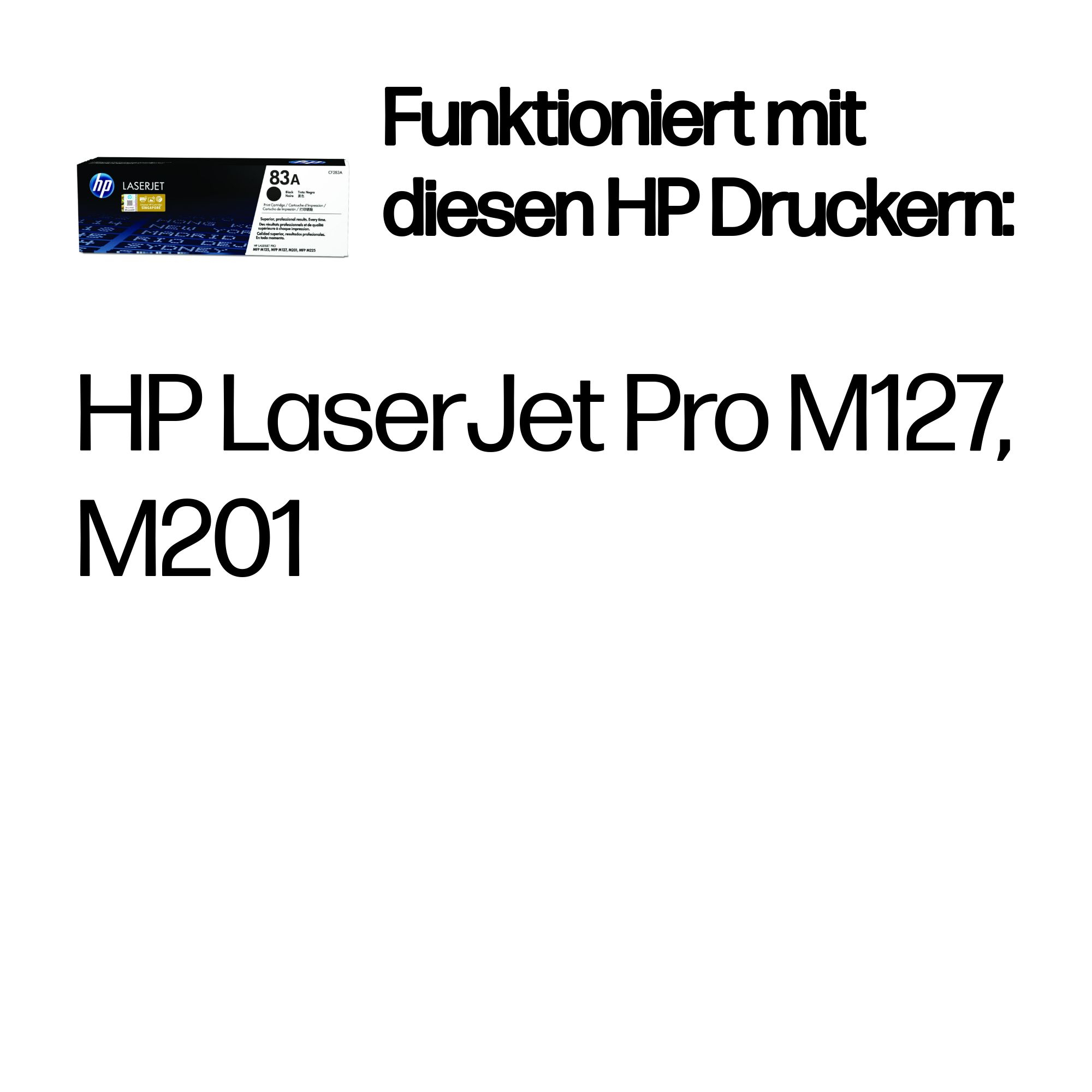HP 83A Schwarz Original LaserJet Tonerkartusche HP 83A Schwarz Original LaserJet Tonerkartusche – Bild 2