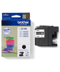 Brother Tintenpatrone LC-221BK Schwarz (ca. 260 Seiten) – Bild 4
