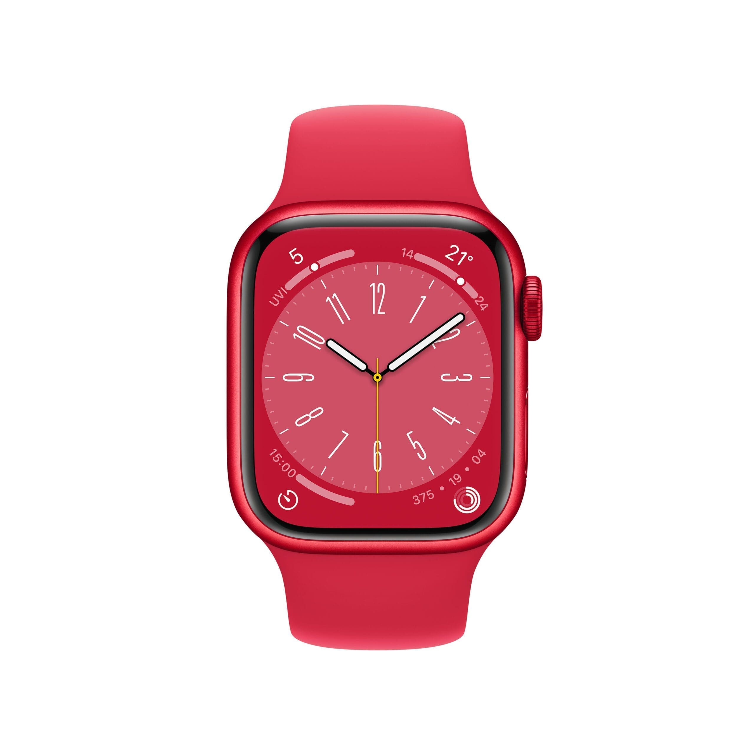 Apple Watch 8 GPS 41mm (PRODUCT)RED Alu Sport Band red Apple Watch 8 GPS 41mm (PRODUCT)RED Alu Sport Band red – Bild 2