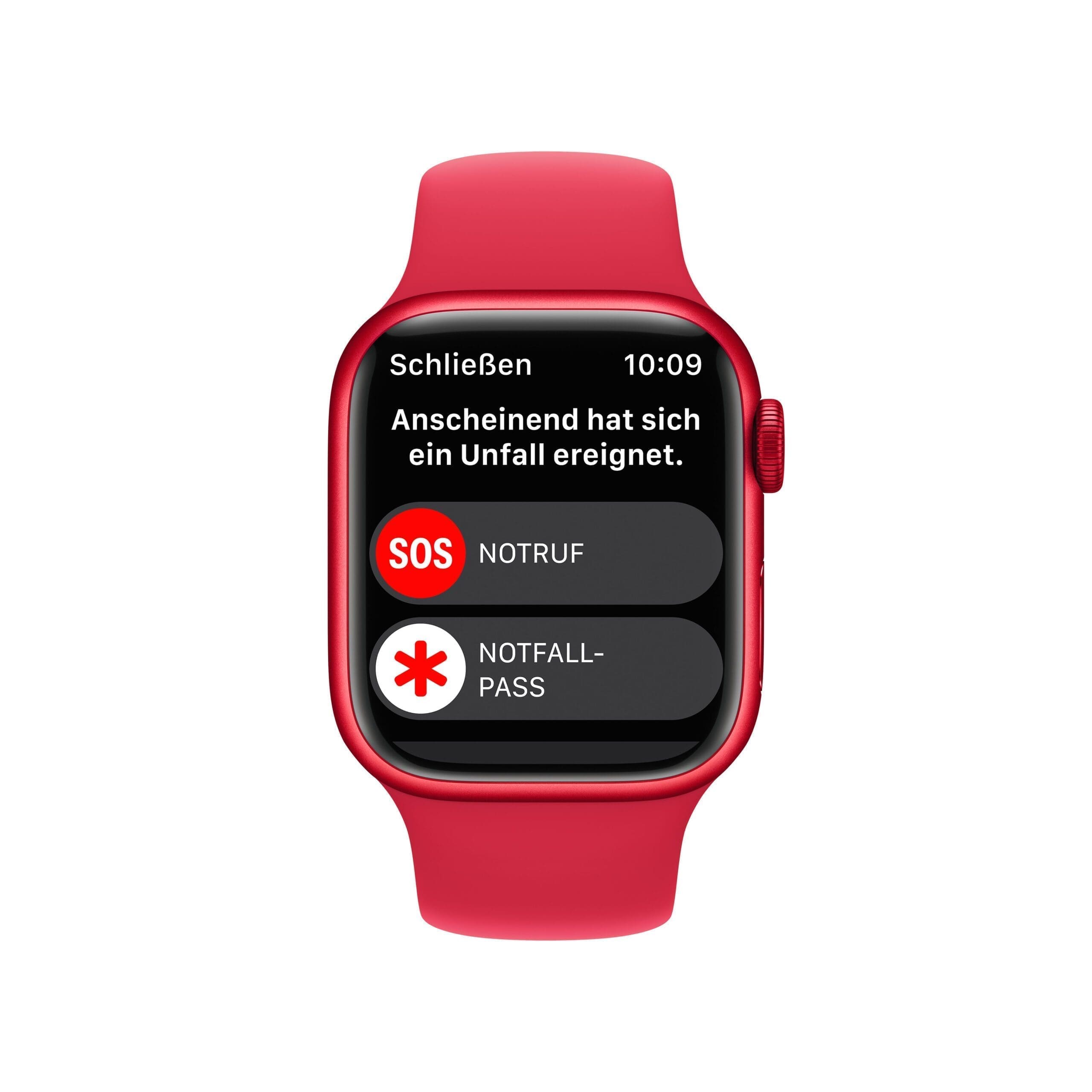 Apple Watch 8 GPS 41mm (PRODUCT)RED Alu Sport Band red Apple Watch 8 GPS 41mm (PRODUCT)RED Alu Sport Band red – Bild 4