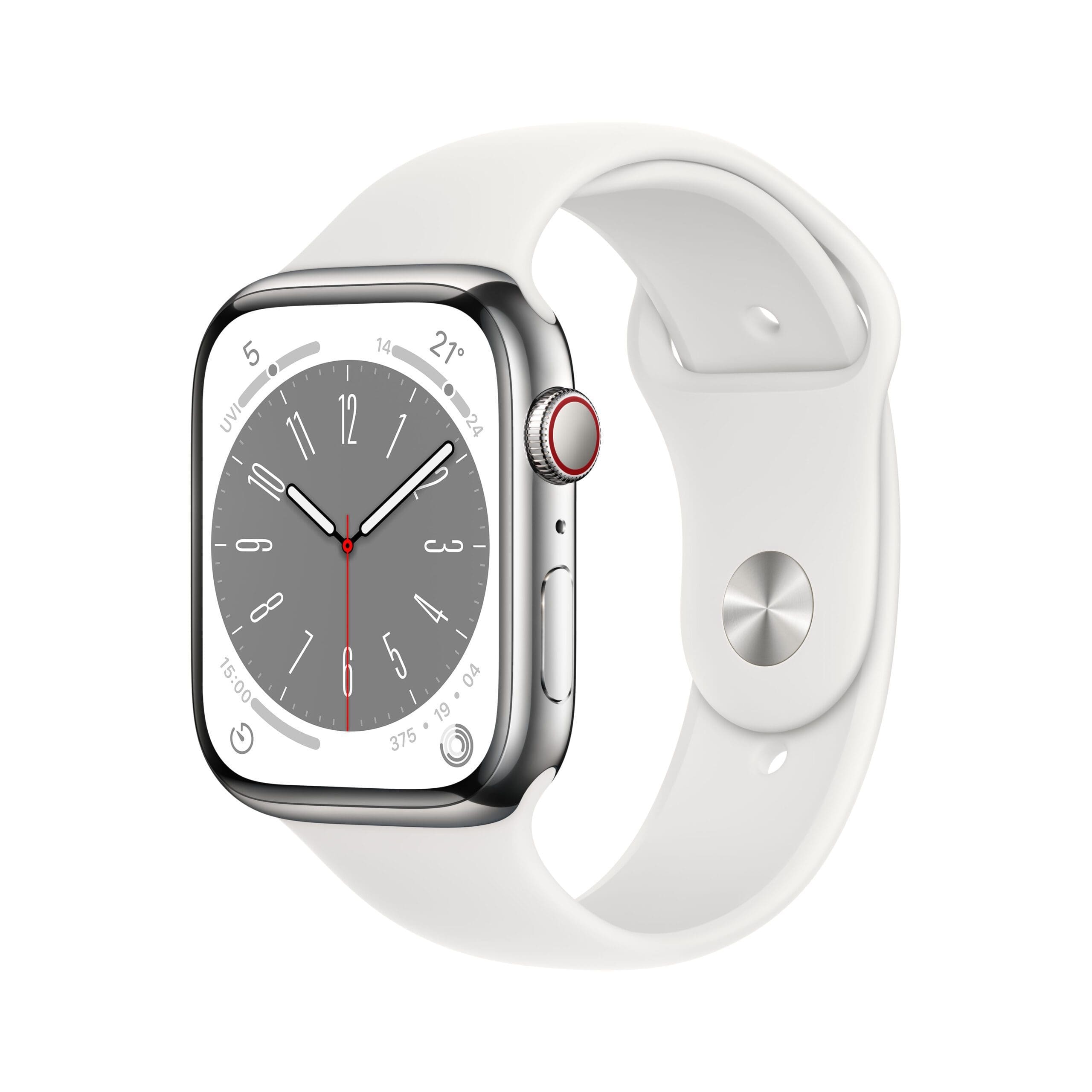Apple watch 4 cellular silver sales