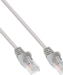 InLine® Patchkabel, U/UTP, Cat.5e, grau, 10m, AWG26