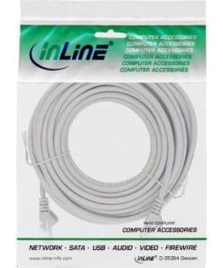Alternative view of InLine® Patchkabel, U/UTP, Cat.5e, grau, 10m, AWG26