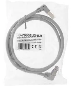Alternative view of InLine® Patchkabel 2-seitig unten gewinkelt, S/FTP, Cat.6, 250MHz, PVC, 1,10m