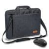 PEDEA Notebooktasche "ELEGANCE" 39,6cm (15,6"), grau + Maus