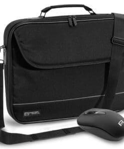 PEDEA Notebooktasche "Fair" 39,6cm (15,6"), schwarz + Maus
