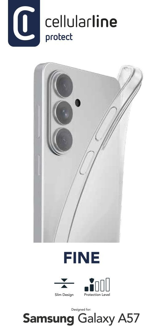 Cellularline Fine Case für Samsung A57 5G Clear Cellularline Fine Case für Samsung A57 5G Clear – Bild 2