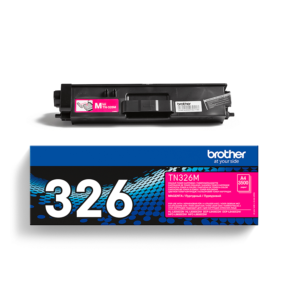 Brother Toner TN-326M Magenta (ca. 3500 Seiten) Brother Toner TN-326M Magenta (ca. 3500 Seiten) – Bild 3