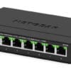 NETGEAR MS308 Unmanaged 2.5G Ethernet (100/1000/2500) Schwarz NETGEAR MS105-100EUS, Unmanaged, 2.5G Ethernet (100/1000/2500), Power over Ethernet (PoE), Rack-Einbau, 1U