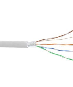 InLine® Telefon-Kabel 8-adrig, 4x2x0,6mm, zum Verlegen, 25m Ring, beige