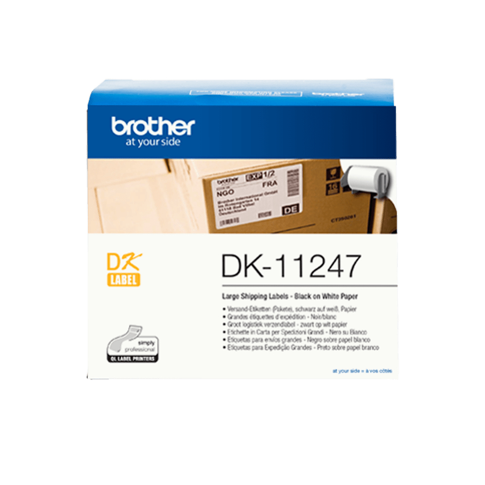 Brother Versandetiketten DK-11247 (180 St.) 103mm x 164mm Brother Versandetiketten DK-11247 (180 St.) 103mm x 164mm – Bild 3