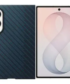 Samsung Carbon Magnet Case für Galaxy Fold8, navy