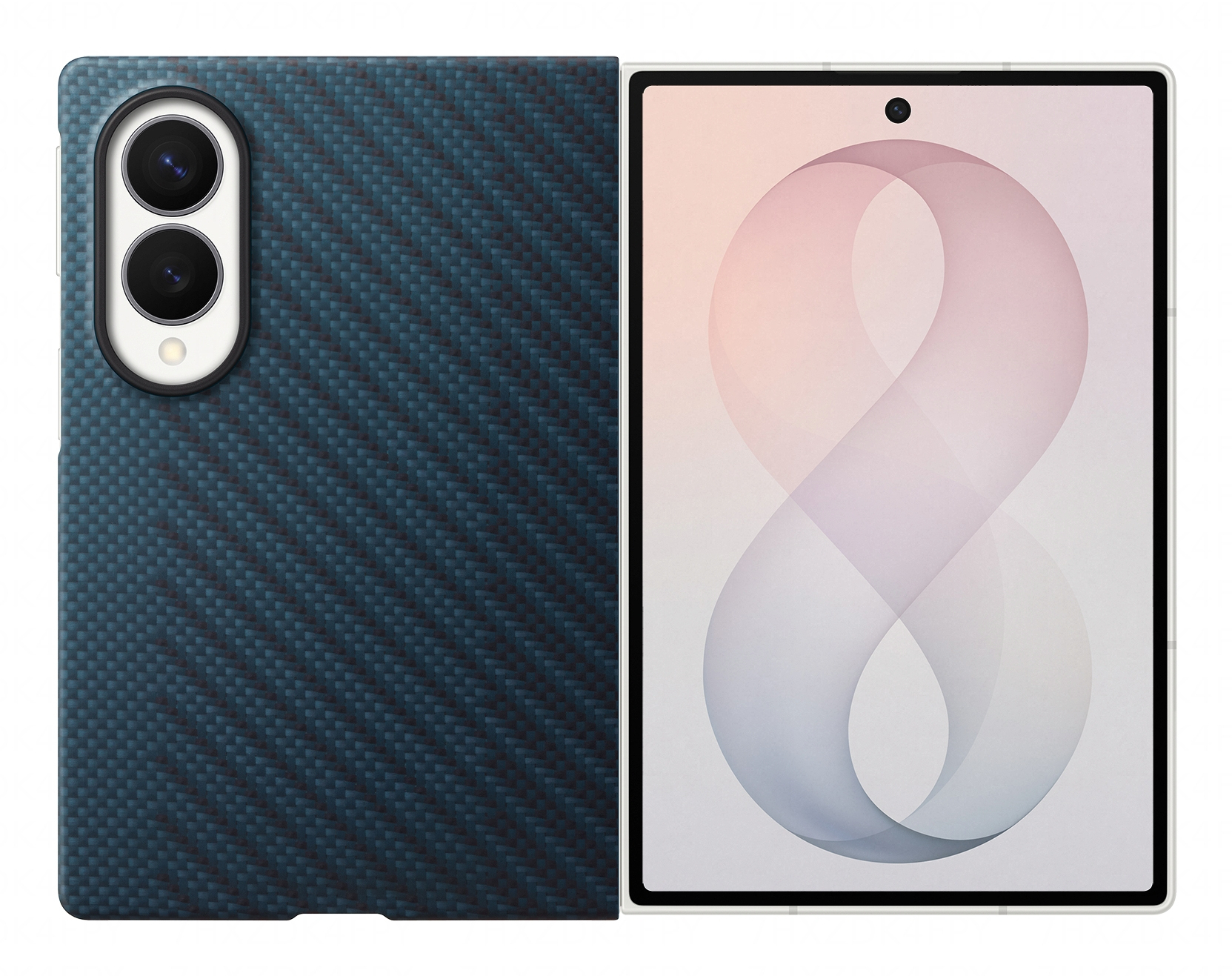 Samsung Carbon Magnet Case für Galaxy Fold8, navy Samsung Carbon Magnet Case für Galaxy Fold8, navy
